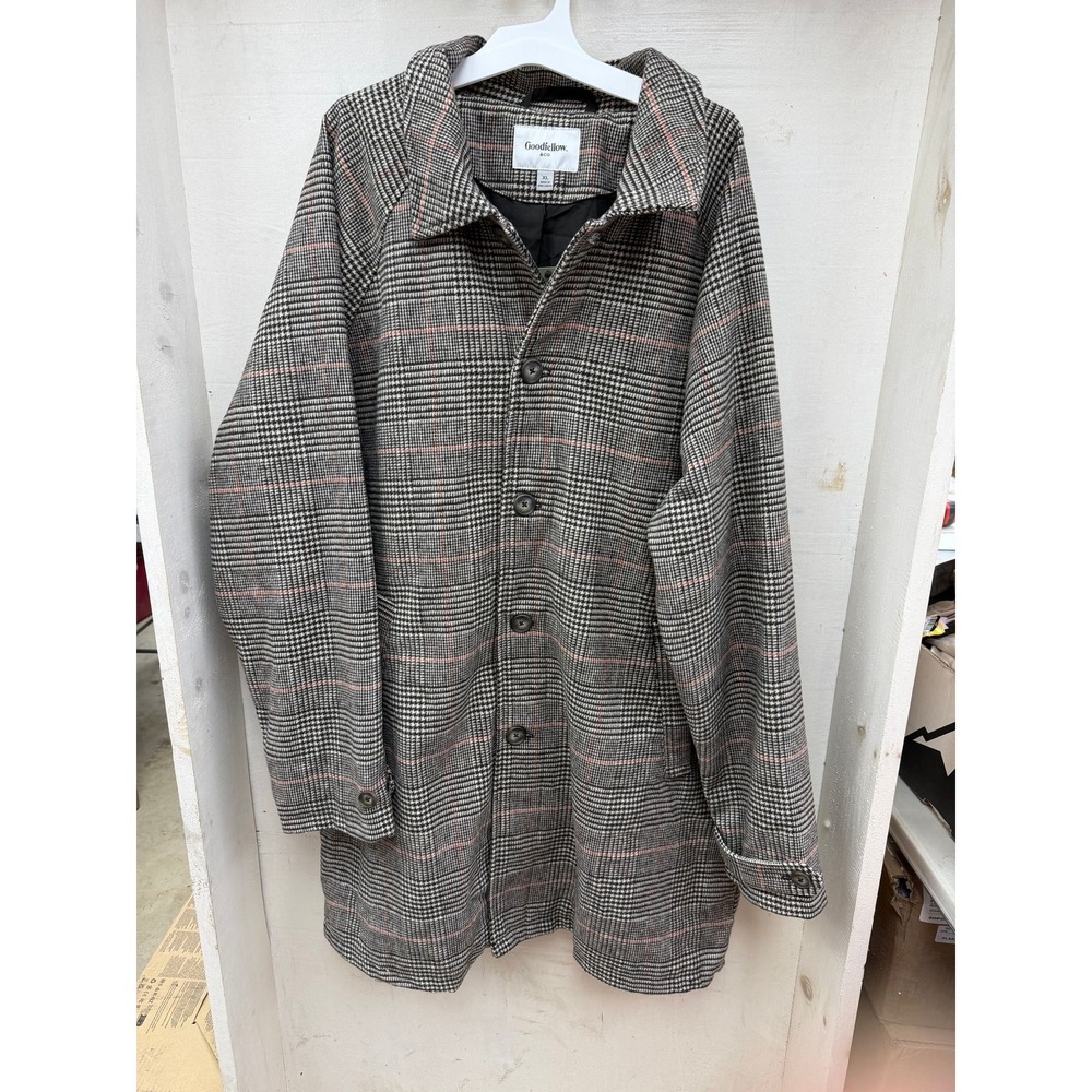 #50 New Goodfellow Men's Long Winter Jacket Size XL